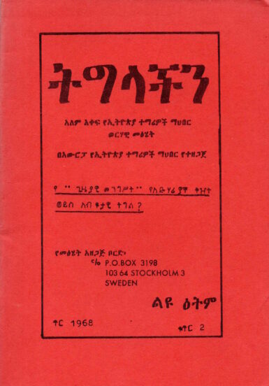 የጊዜያዊ መንግስት የአድሃሪዎች ቅዠት ወይስ አበዮታዊ ትግል